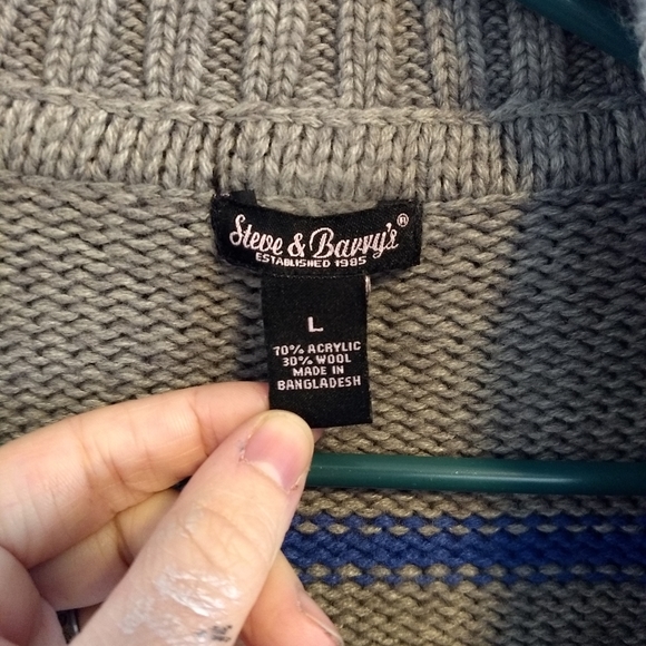 Striped Cardigan Sweater - Picture 4 of 4